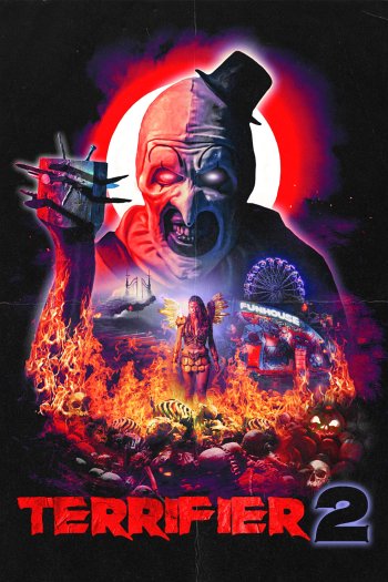 Terrifier 2 dvd release poster