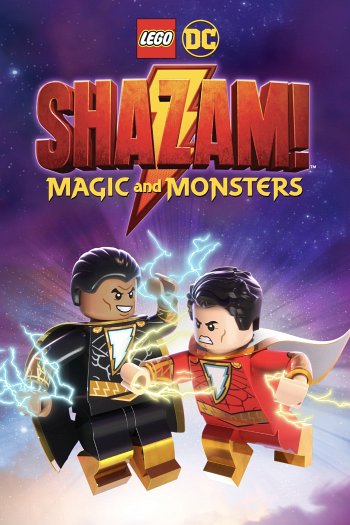 LEGO DC: Shazam - Magic & Monsters dvd release poster
