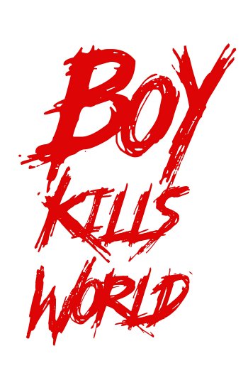 Boy Kills World dvd release poster