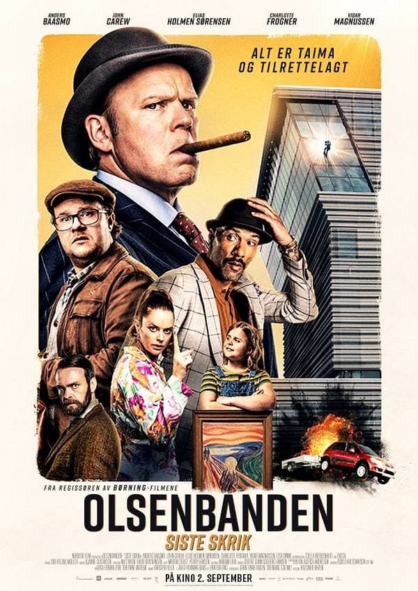 Olsenbanden - Siste skrik! dvd release poster