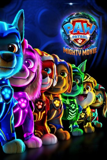 PAW Patrol: The Mighty Movie dvd release poster