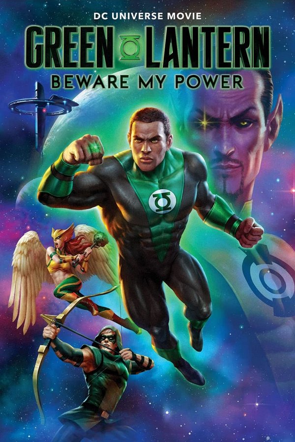Green Lantern: Beware My Power (2022) dvd release poster