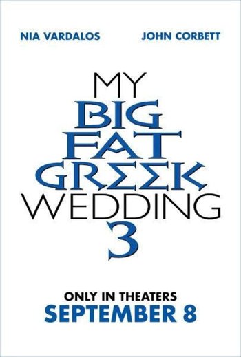 My Big Fat Greek Wedding 3 dvd release poster