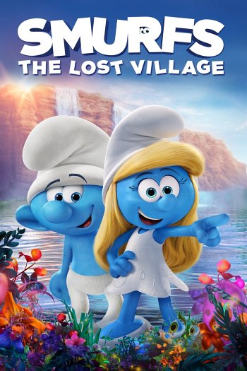 Smurfs: The Lost Village dvd release poster