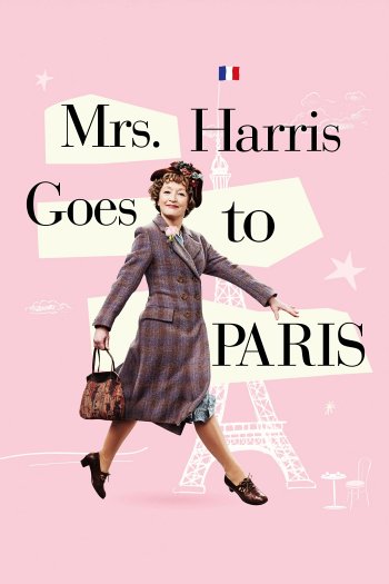 Mrs Harris Goes to Paris dvd release poster