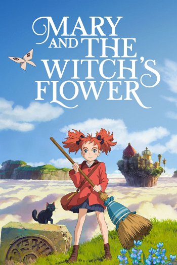 Mary and the Witch's Flower dvd release poster