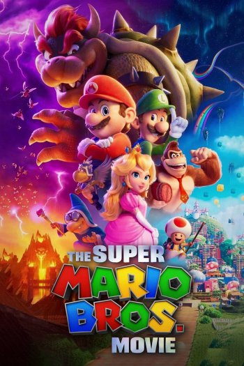 The Super Mario Bros. Movie dvd release poster