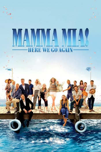 Mamma Mia! Here We Go Again dvd release poster