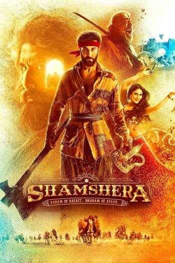 Shamshera dvd release poster