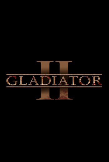 Gladiator 2 dvd release poster