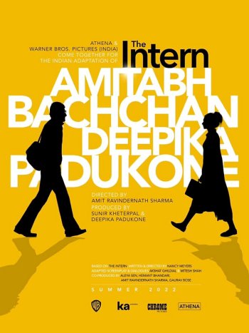 The Intern dvd release poster